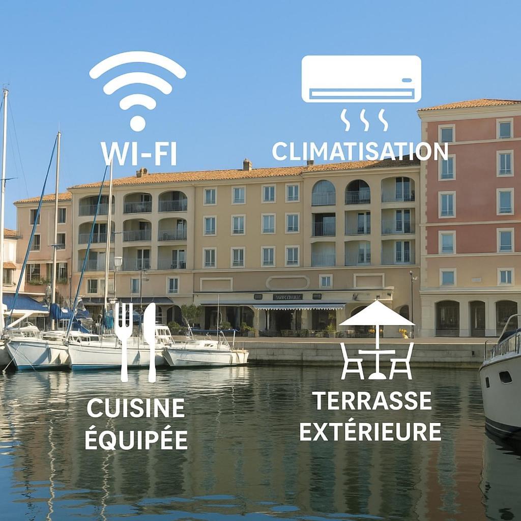 Appartement Les Terrasses Du Port Eksteriør billede